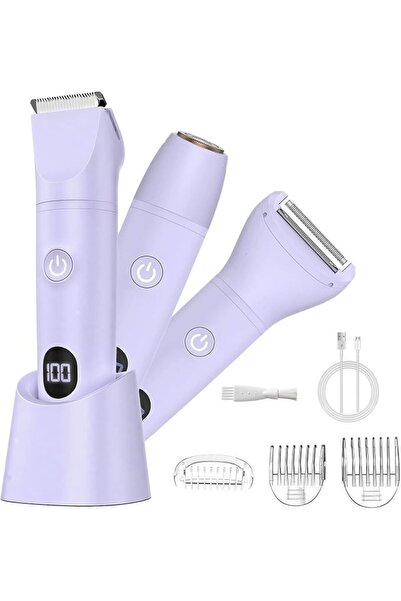 GENERAL 3-in-1 Lady Shavers for Women, Painless IPX7 Waterproof Electric Razo...