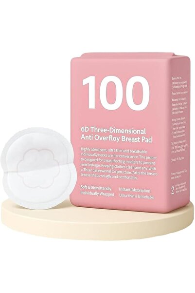Yelajoy 100Pcs Disposable Nursing Pads, Hypoallergenic Breast Pads, Soft Supe...