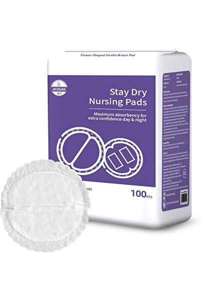 Yelajoy 100pcs Disposable Nursing Pads, Ultra-Thin & 20X Rapid Absorbent Brea...
