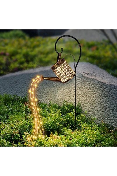 RXH Lampă Solară LED Tip Stropitoare cu Stele, Fier Forjat, Design Retro, IP6...