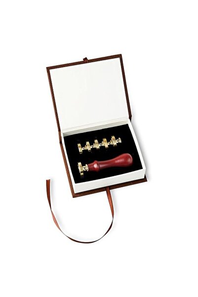 GENERAL Wax Seal Stamp Kit with Wooden Handle Stamps Head Set 6Pcs