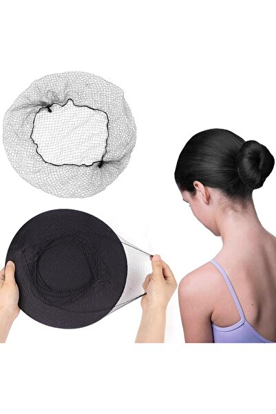 SYOSI 144pcs Hair Nets for Food Service Workers - 20 Inch Black Hair Nets for...
