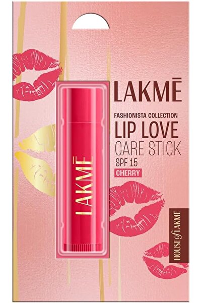 LAKMÉ Lip Love Chapstick Cherry, Lip Balm With Spf 15, 4.5 g