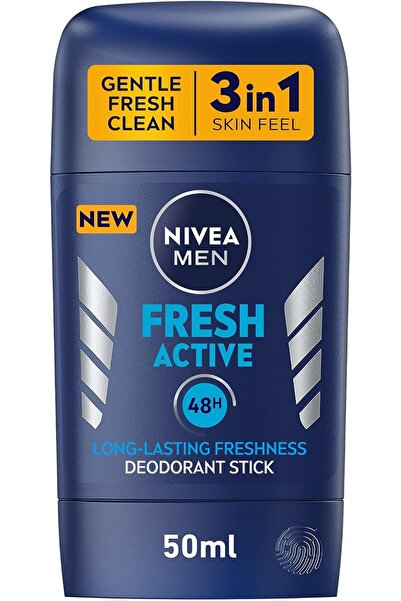 Nivea Body مزيل عرق نيفيا للرجال، حماية لمدة 48 ساعة، برائحة منعشة نشطة، 50 مل