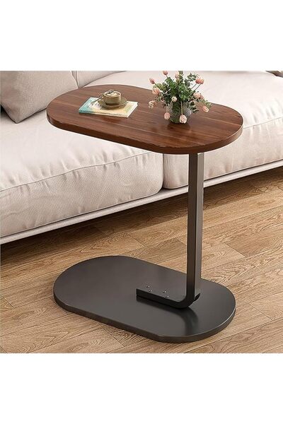 XICEN Side Table, End Table for Small Spaces, Small Couch Side Tables That Sl...