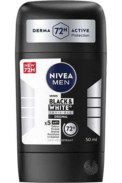 Nivea Body مزيل عرق نيفيا للرجال بلاك آند وايت غير مرئي، الأصلي، حماية نشطة ل...