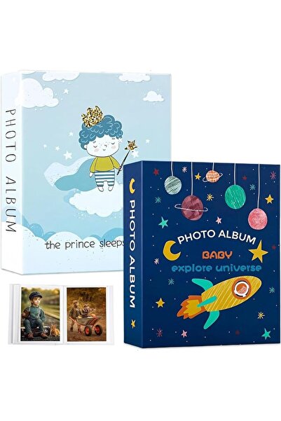 GENERAL Joyzys Photo Album, Pack of 2 Photo Albums for Toddlers, Photo Album ...