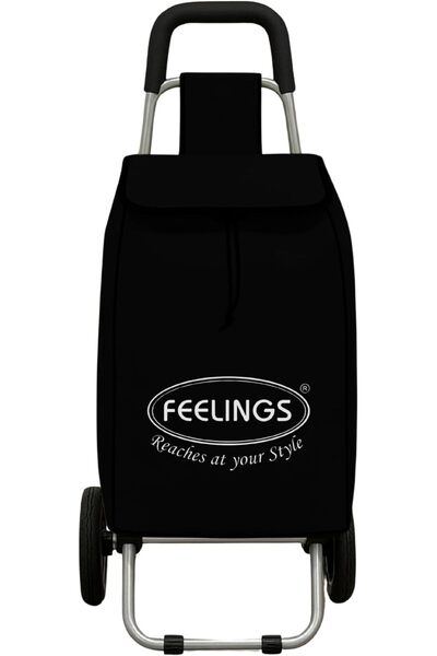 Feelings Folding Essential Shopping Trolley With Wheels | Fabric Luggage Bag ...