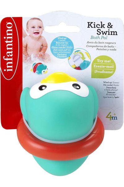 Infantino Kick & Swim Bath Pals - Penguin
