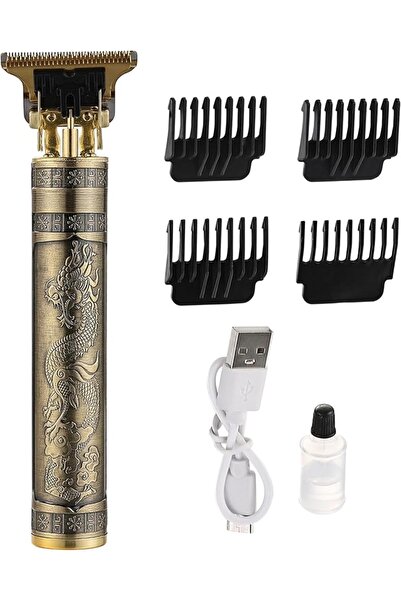 Lawazim Portable Rechargeable Shaver - Metal Body - Electric Beard and Hair S...
