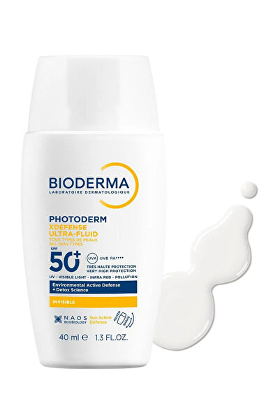 Bioderma Photoderm Xdefense Ultra Fluid Sunscreen, SPF 50+, Advanced Environm...