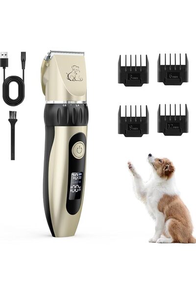 GENERAL Musclez Electric Clipper for Pets, Pet Hair Clipper, Silent Cordless ...