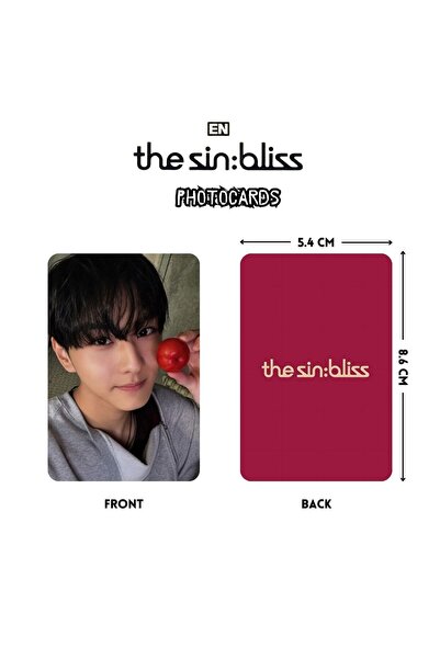 Kpop Dünyasi ENHYPEN '' The Sin : Bliss '' Photocards Set PC1