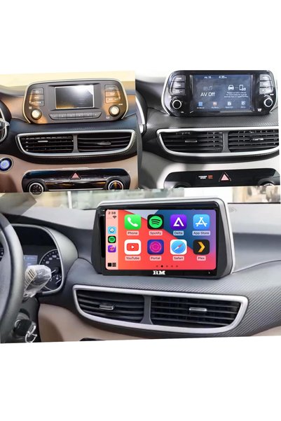 RM شاشة أندرويد من Roadmaster لسيارة توسان موديل 2019 2020 2021، 4 جيجابايت ر...