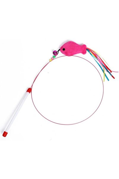 SOWUGI Cat Toy Feather Wand, Interactive Pet Cat Kitten Chaser Teaser Wire Wa...