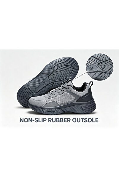 huanxiwa Men's 5cm height-increasing mesh casual sports shoes breathable flyk...