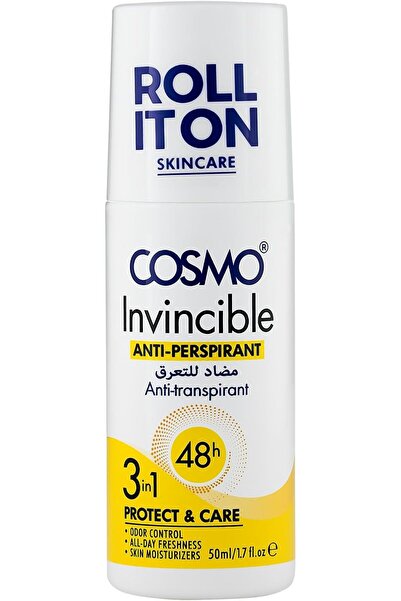CD Cosmo Designs Cosmo Invincible Anti-Perspirant Roll It On 50ml, 3 in 1 Pro...