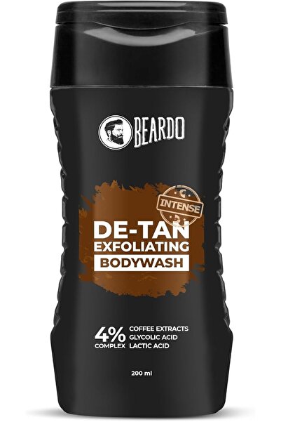 BEARDO Birdu Detan Exfoliating Body Wash 200ml |   4% (Glycolic Acid, Lactic ...
