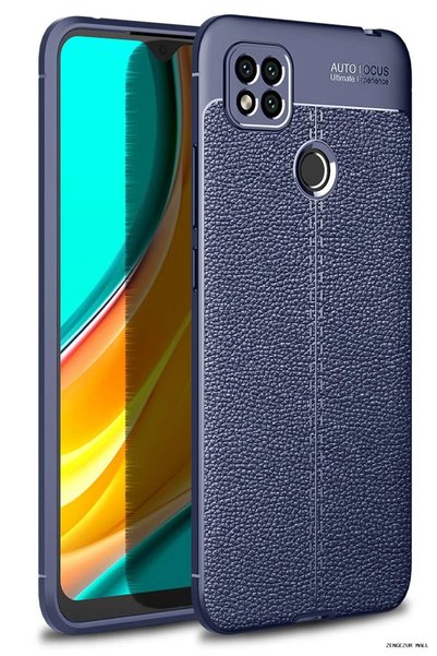 New Face Zngzrmll Newface Redmi 9C Case Auto Focus Cover (94656) - Navy Blue