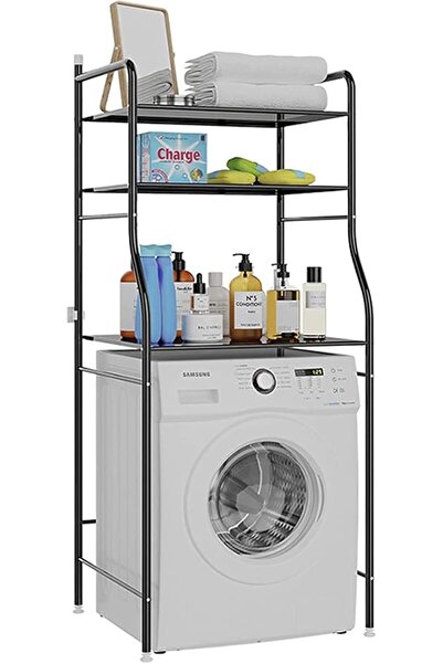 1step2dream 1ST 3-Tier Washing Machine Storage Rack for Bathroom and Toilet -...