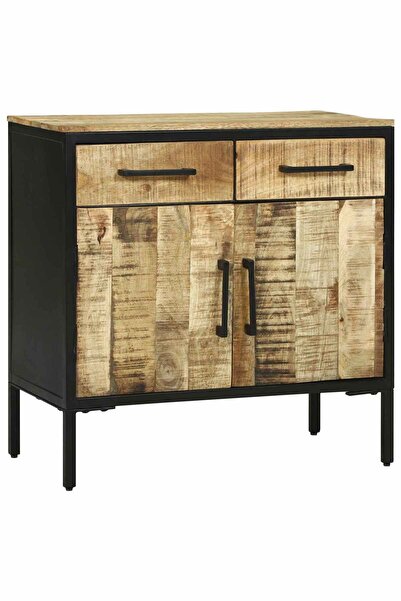 vidaxl Bufet cu sertar 70 x 35 x 70 cm Lemn masiv de mango