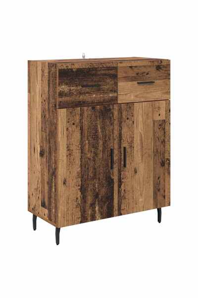 vidaxl Bufet Lemn Vechi 69,5 x 34 x 90 cm Lemn prelucrat