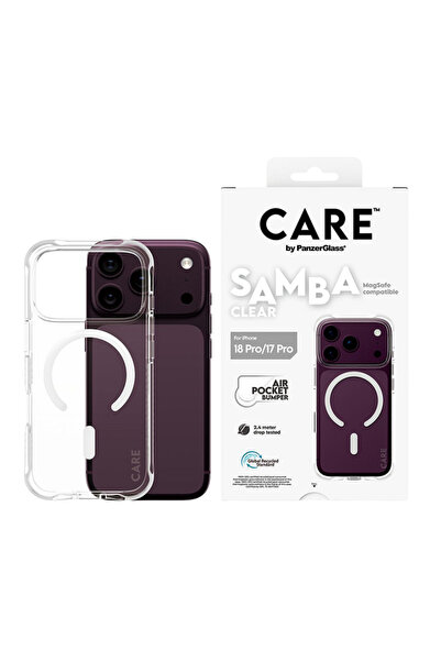Panzer Glass PanzerGlass CARE Samba Case with MagSafe iPhone 18 Pro - Clear