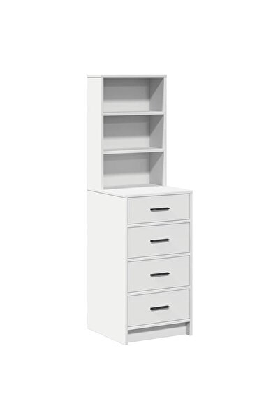 vidaxl Bufet Alb 40 x 41 x 135 cm Lemn prelucrat