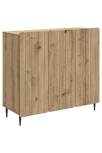 vidaxl Bufet Stejar Artizanal 89 x 34,5 x 82 cm Lemn prelucrat