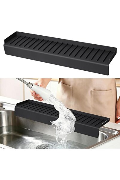 GENERAL Silicon Sink Edge Protectors for Kitchen Sink, Kitchen Sink Splash Gu...