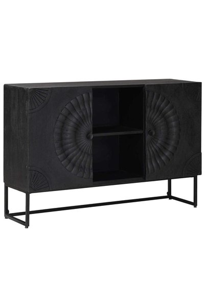 vidaxl Bufet Negru 105 x 30 x 68 cm