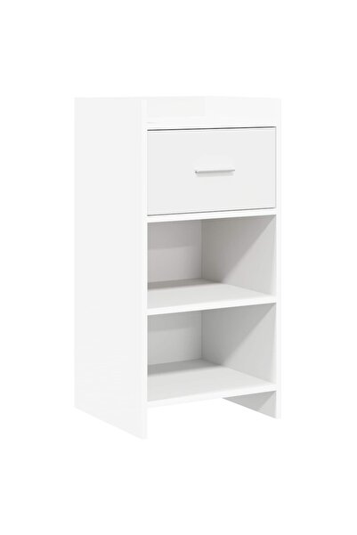 vidaxl Bufet Alb 40 x 36 x 80 cm Lemn prelucrat