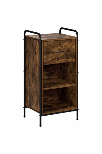 vidaxl Bufet Stejar fumuriu 97 x 33 x 81 cm Lemn prelucrat