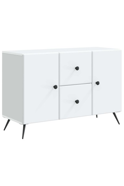 vidaxl Bufet Alb 89 x 34,5 x 60 cm Lemn prelucrat