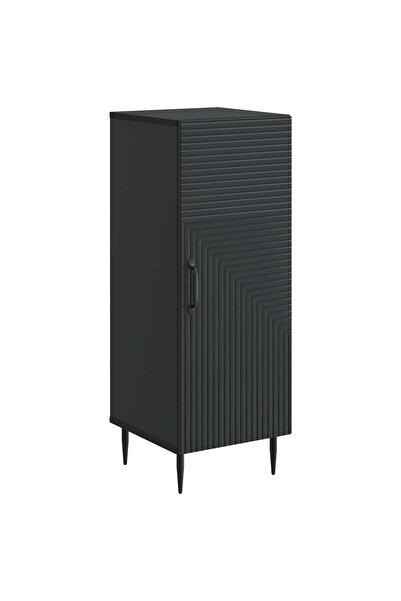 vidaxl Bufet Negru 33 x 34,5 x 89,5 cm Lemn prelucrat