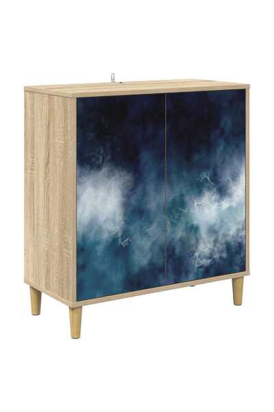 vidaxl Bufet RAALTE Sonoma 69 x 33 x 75 cm Lemn prelucrat