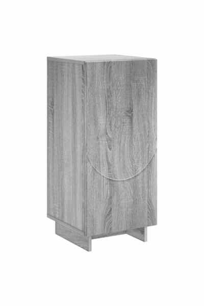 vidaxl Servantă Sonoma gri 33,5 x 34,5 x 75 cm Lemn prelucrat