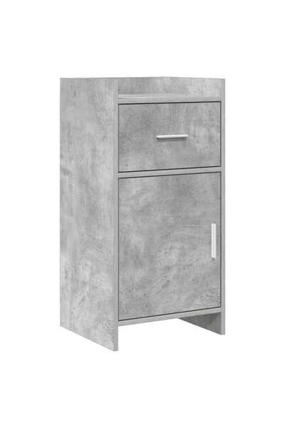 vidaxl Bufet Gri Beton 40 x 36 x 80 cm Lemn prelucrat