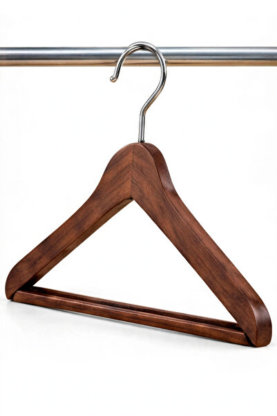 Generic Wooden Clothes Hanger - Premium Walnut Wood Hanger for Coats & Suits