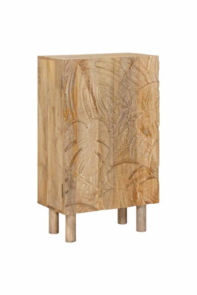 vidaxl Bufet 53 x 30 x 90 cm Lemn Mango Solid și Lemn Stratificat