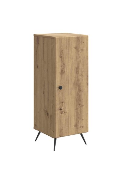 vidaxl Bufet Stejar Artizanal 33 x 34,5 x 90 cm Lemn prelucrat