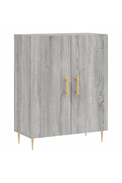 vidaxl Dulap, gri sonoma, 69,5x34x90 cm, lemn compozit