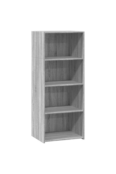 vidaxl Dulap înalt, sonoma gri, 50x41x124 cm, lemn prelucrat