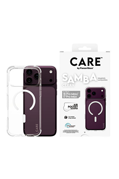 Panzer Glass PanzerGlass CARE Samba Case with MagSafe iPhone 18 Pro Max - Clear