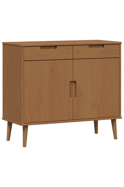 vidaxl Bufet MOLDE Caramel 90 x 40 x 80 cm