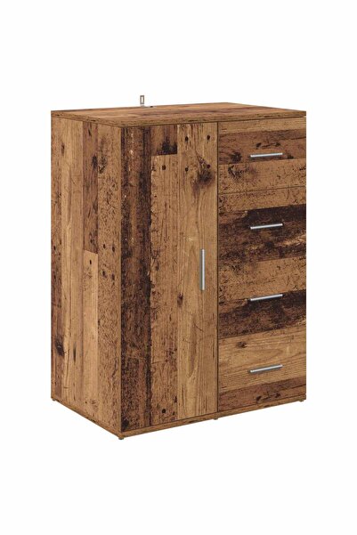 vidaxl Bufet Lemn Vechi 59 x 39 x 80 cm Lemn prelucrat