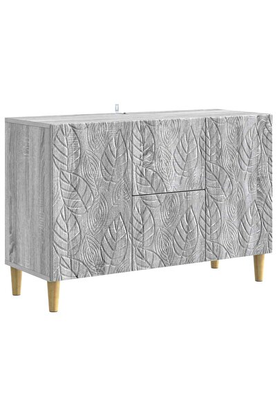 vidaxl Bufet Sonoma gri 89 x 34,5 x 60 cm Lemn prelucrat