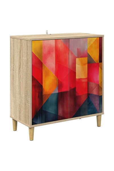 vidaxl Bufet HEESCH Sonoma 69 x 33 x 75 cm Lemn prelucrat