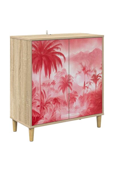 vidaxl Bufet AACHEN Sonoma 69 x 33 x 75 cm Lemn prelucrat