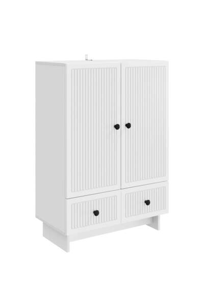 vidaxl Bufet Alb 66 x 34,5 x 95 cm Lemn prelucrat